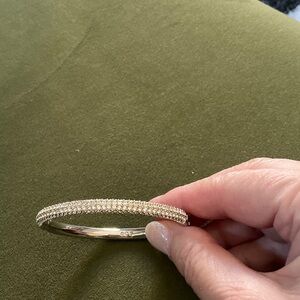 Swarovski Silver Bracelet with Crystal Detailing